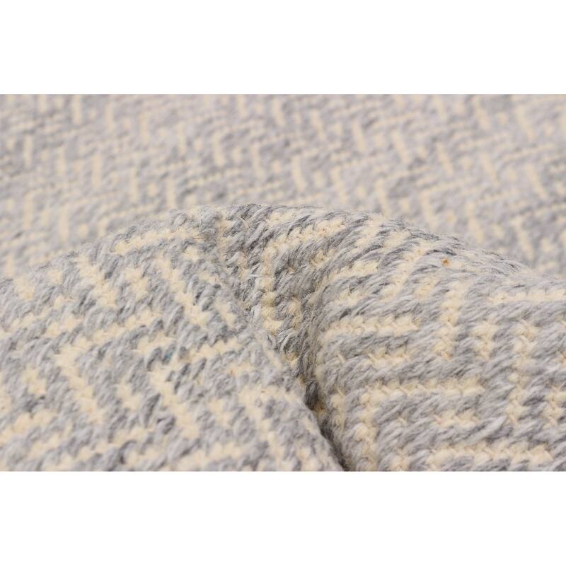 Nevada Grey Kilim 4'10" x 7'9" - 4'10 x 7'9