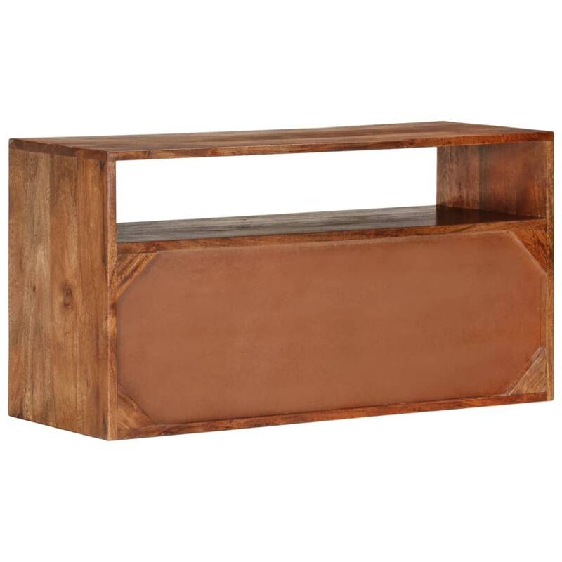 vidaXL TV Stand TV Unit Sideboard TV Console Media Unit Solid Acacia Wood