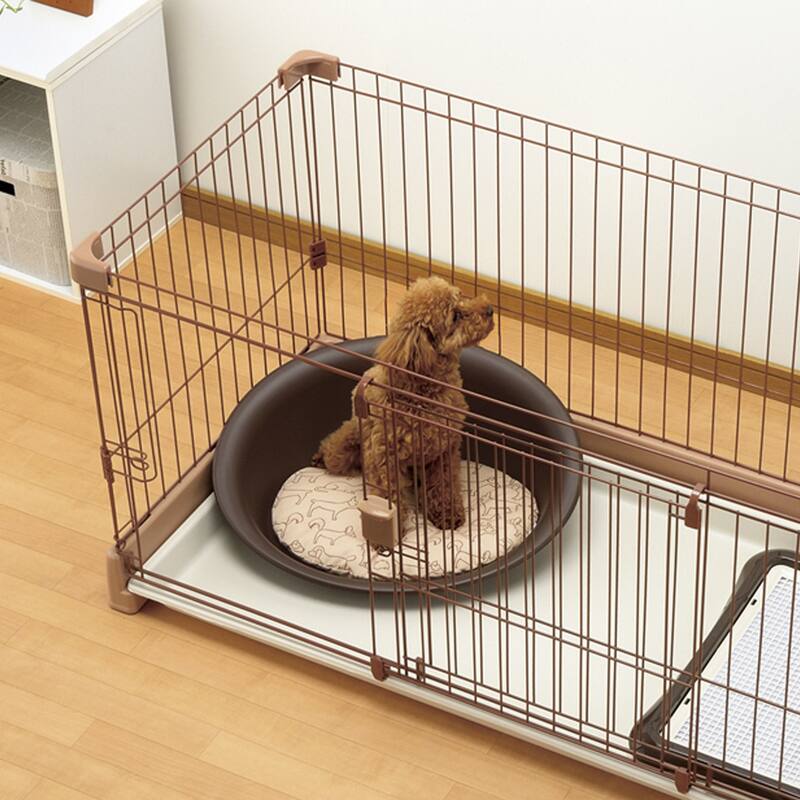 Medium 21.7x16.1x2.2" Oval Pet Bed, Brown