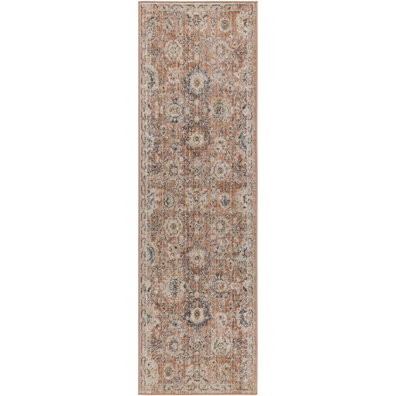 Nourison Oushak Home Indoor Persian Area Rug - 2' 3" x 7' 6" - Rust