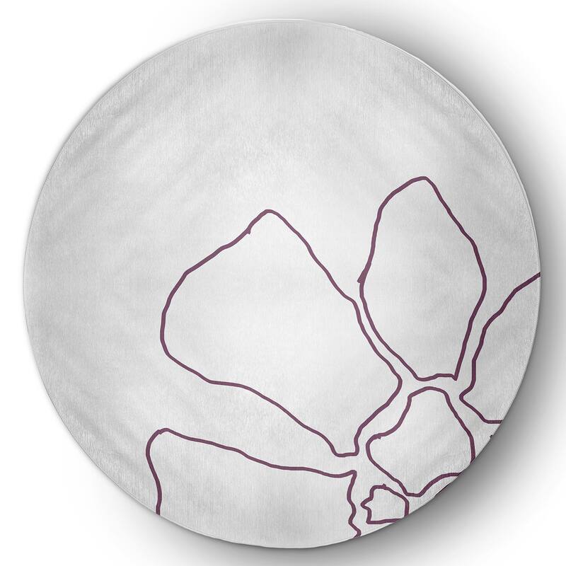 Petal Lines Spring Chenille Rug