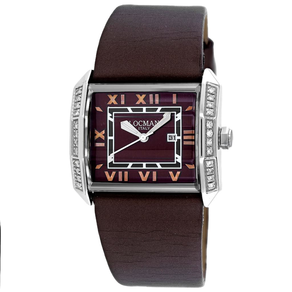 Locman Women's Diamond Classic Brown Dial Watch - 232BRD/BR - 6 (36)