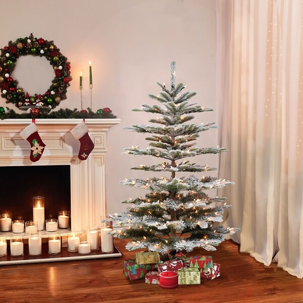 artificial tree with lights