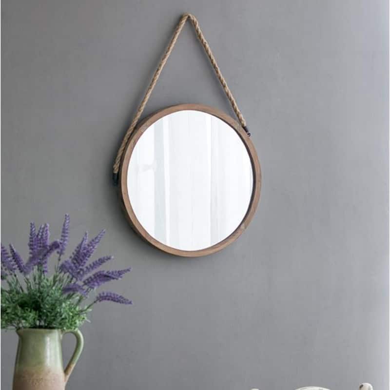 Round Metal Wall Mirror