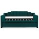 preview thumbnail 8 of 25, Twin Size Upholstered Bed Daybed with Pull-out Twin Trundle Bed, Wood Sofa Bed Frame for Kids Teens Adults Living Room