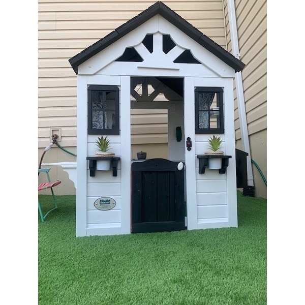 backyard discovery sweetwater wooden playhouse