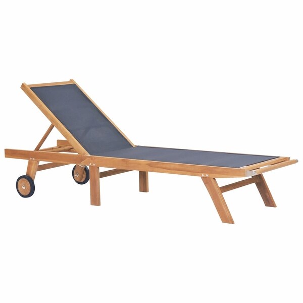 Wooden folding hotsell sun lounger