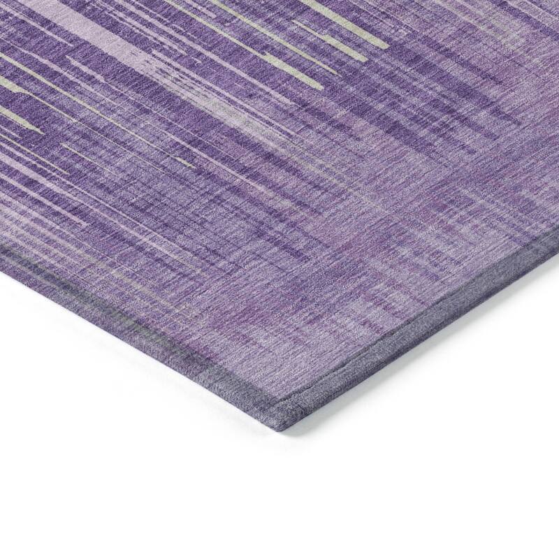 HomeRoots Striped Transitional Rectangle Outdoor Rug