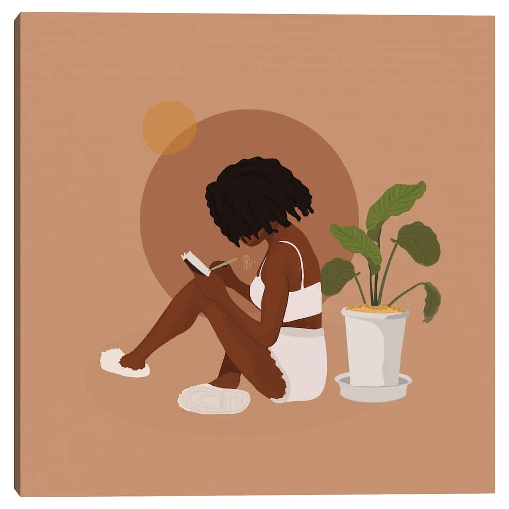 Note to Self by Princella Canvas Art Print