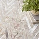 preview thumbnail 13 of 18, Nourison Glam Indoor Multicolored Chevron Area Rug