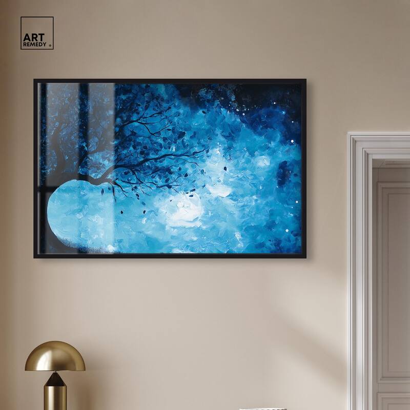 Fire and Ice Tree II Shadowbox by Art Remedy