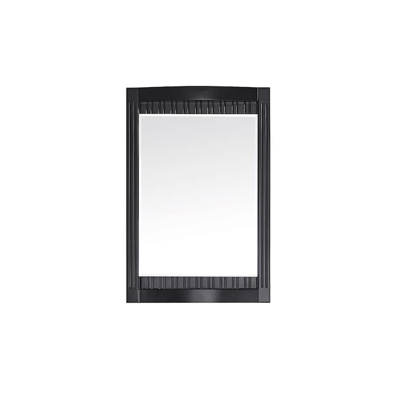 Verona 24" Rectangular Bathroom/Vanity framed Wall Mirror in Espresso - 24 inches