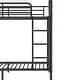 preview thumbnail 10 of 13, Quad Bunk Bed for 4 Kids, Heavy Duty Metal Twin Bunk Bed Frame, Detachable Triple Bunk Bed, Can Be Divided Into 3 Twin Beds