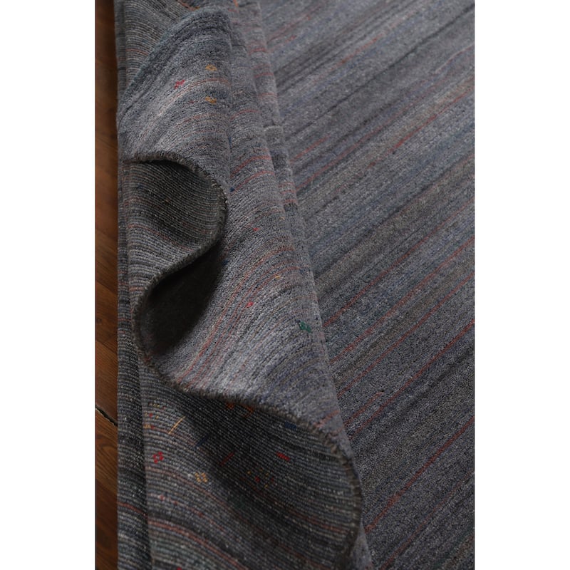 Hand Knotted Oriental 100% Wool Carpet Tribal Tribal Multi-Colored Gabbeh Area Rug - 9' 11'' X 8' 0''
