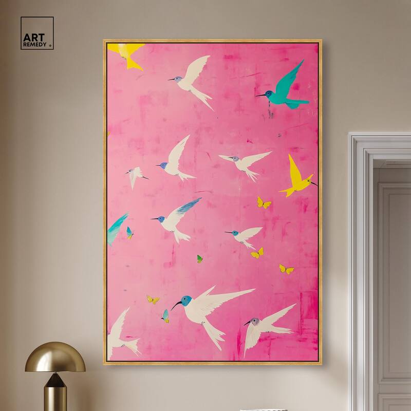 Soaring Sorbet Canvas by Art Remedy