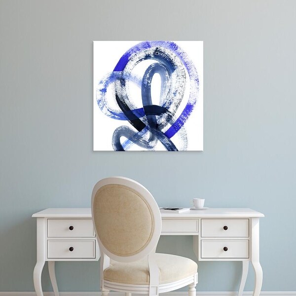 Easy Art Prints Grace Popp's 'Blue Kinesis IV' Premium Canvas Art