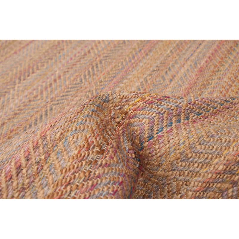 ECARPETGALLERY Flat-Weave Palas Denizli Tan Kilim - 5'4 x 7'6