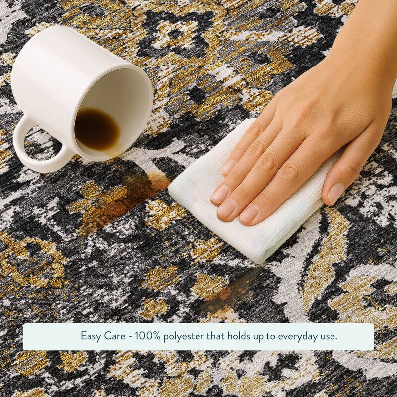 Machine Washable Indoor/ Outdoor Global Firestone Chantille Rug