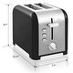 preview thumbnail 7 of 6, Kenmore 2-Slice Toaster, Black Stainless Steel, Extra Wide Slots, Bagel, Defrost, 9 Shade Settings - 9' x 12'
