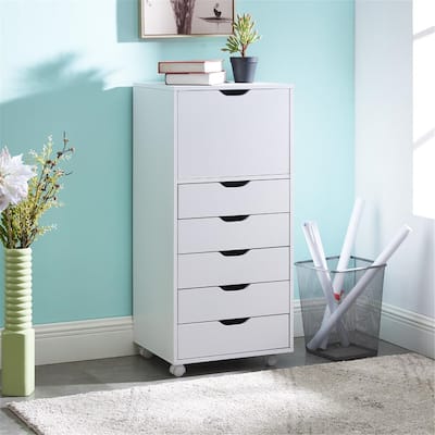 6 Drawer Dresser, Craft Storage Organization & Storage Drawers Drawer Organizer Makeup Drawer Cabinet for Home Office