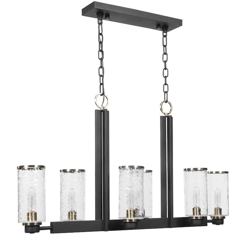 Uttermost 21333 Jarsdel 6 Light 45" Wide Linear Chandelier