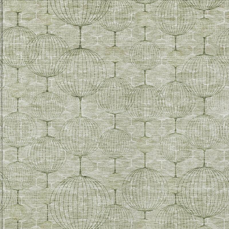 HomeRoots Geometric Transitional Rectangle Outdoor Rug