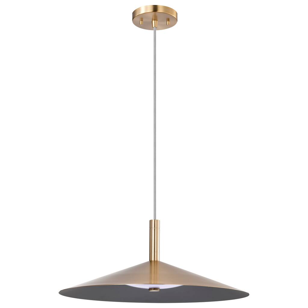 Corrine 18 Inch LED Pendant Burnished Brass 3K/4K/5K CCT Selectable - Burnished Brass