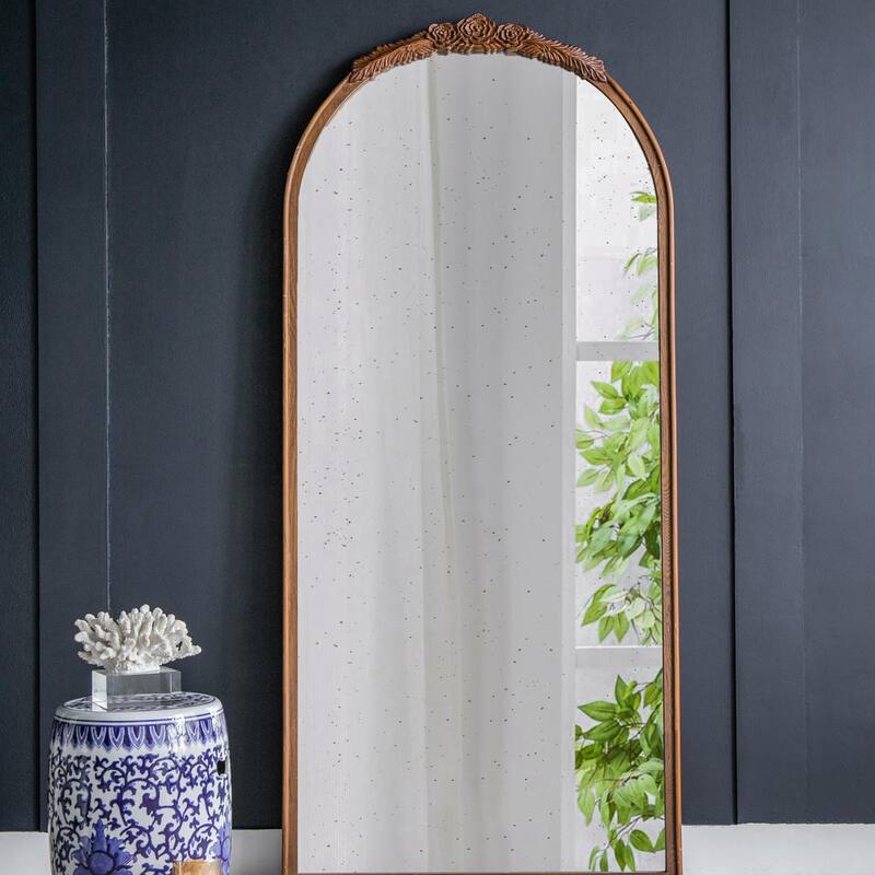 Mid-Century Style Living Room Oval Mirror