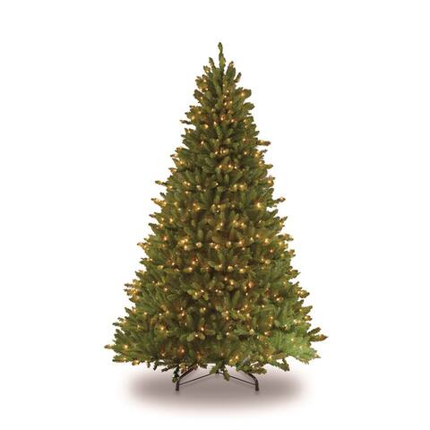 9 x 66 Full Fraser Fir Artificial Christmas Tree Clear Lights - 9 Foot