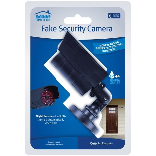 Sabre Black Plastic Fake Security Camera Sabre Black Plastic Fake Security Camera