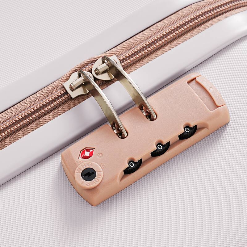 3-Piece, Modern Luggage Sets Hard Shell Luggage with Cup Holder and Spinner Wheels, for Boarding Travel