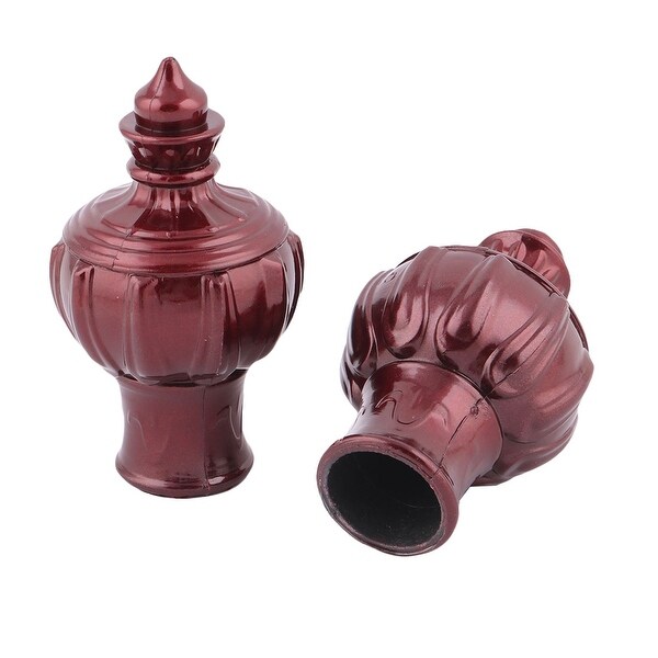 Shop Plastic Curtain Window Drapery Rod Ends Cap Finials