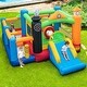 preview thumbnail 3 of 8, Gymax Train-Themed Inflatable Bounce Castle Kids Bouncer w/ Ocean