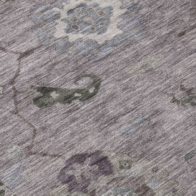 Machine Washable Indoor/ Outdoor Traditional Boho Chantille Rug