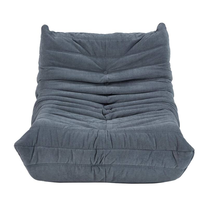 Caterpillar-Like Bean Bag Lounger Sofa Chair,Three-Proof Fabric,Memory Foam,Ergonomic Design