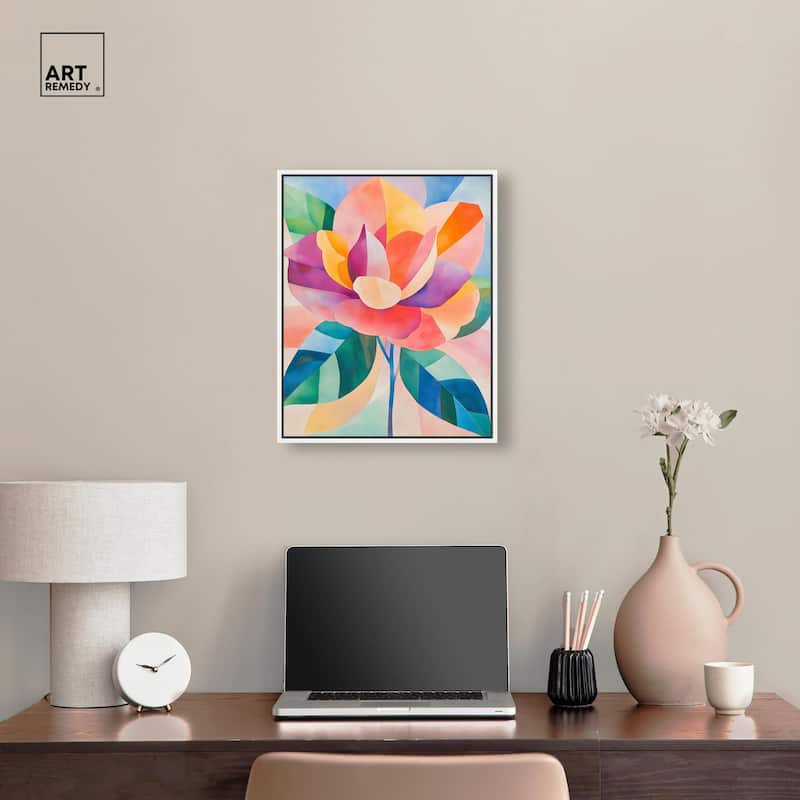 Ail Geofloral I Canvas by Art Remedy