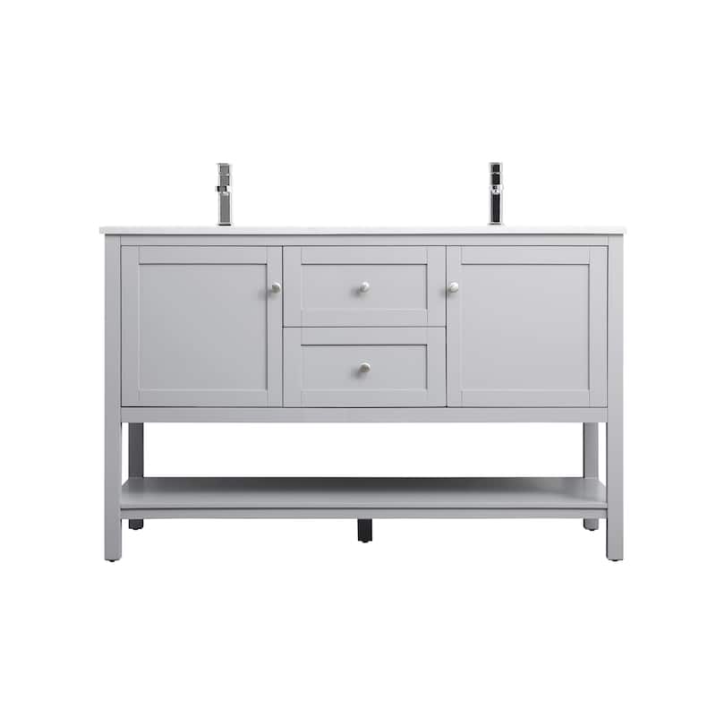 Legacy 54 - 60 Inch Double Bathroom Vanity