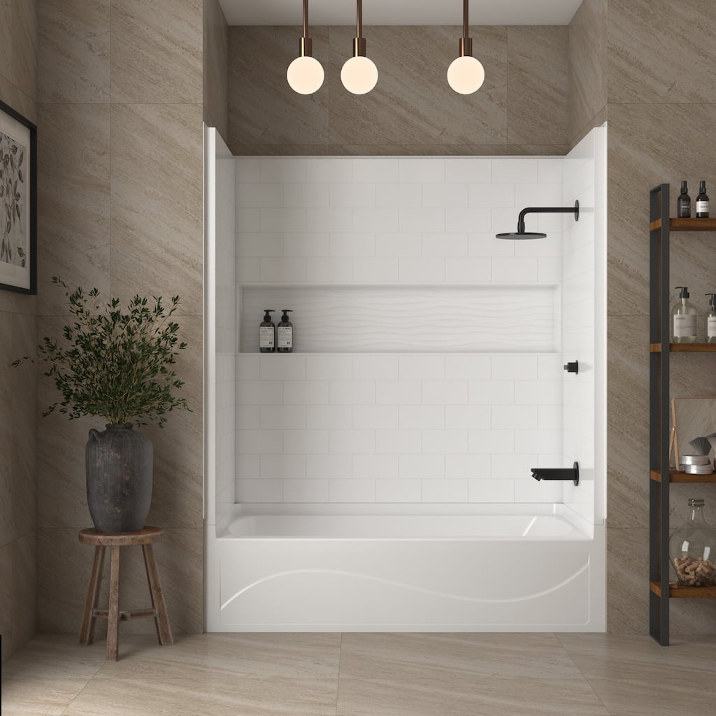 60 in. x 32 in. Soaking Alcove Bathtub