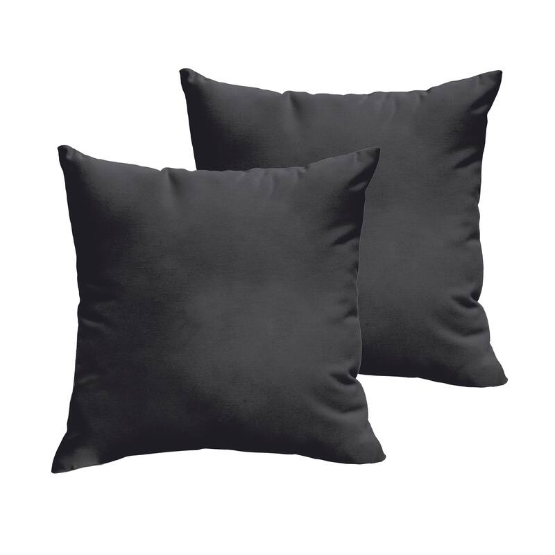 Sorra Home Outdoor Knife Edge Pillow Set of 2