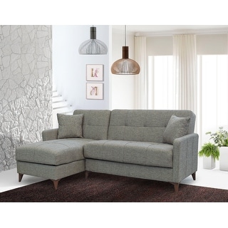 Lolita Fabric Convertible Sleeper Sectional Sofa - Bed Bath & Beyond ...