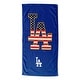 preview thumbnail 8 of 23, MLB Celebrate Series Beach Towel - 30"x60" 30"x60" - Los Angeles Dodgers