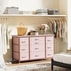 preview thumbnail 28 of 42, 55 Inch TV Stand 10 Drawer TV Dresser with Charging Station
