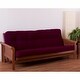 preview thumbnail 18 of 32, 5-inch Thick Twill Full-size Futon Mattress Burgundy