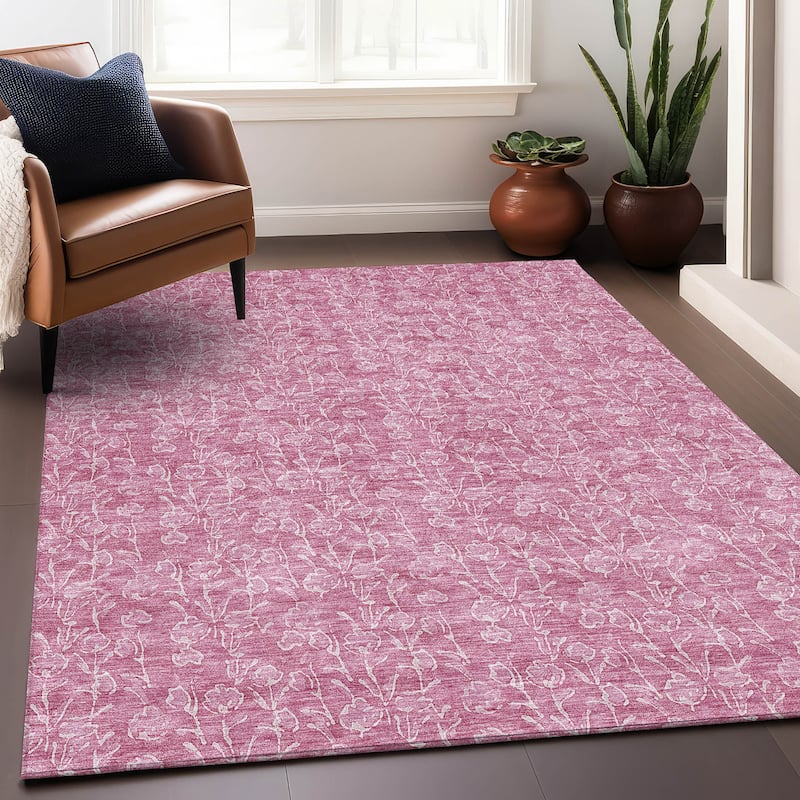 Premium Washable Super Soft Modern Floral Mayfield Rug