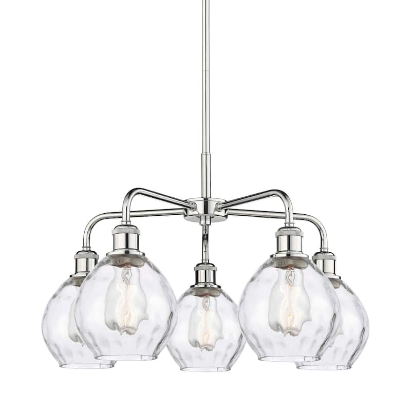 Innovations Lighting 516-5CR-15-24 Waverly Chandelier Waverly 5 Light - Polished Chrome / Clear