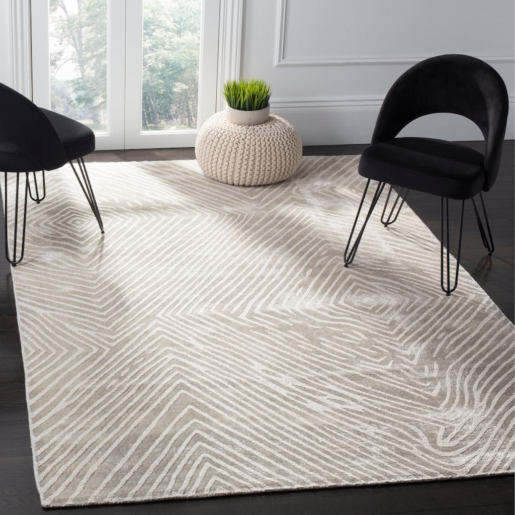 SAFAVIEH Handmade Expression Montse Vintage Boho Abstract Wool Rug