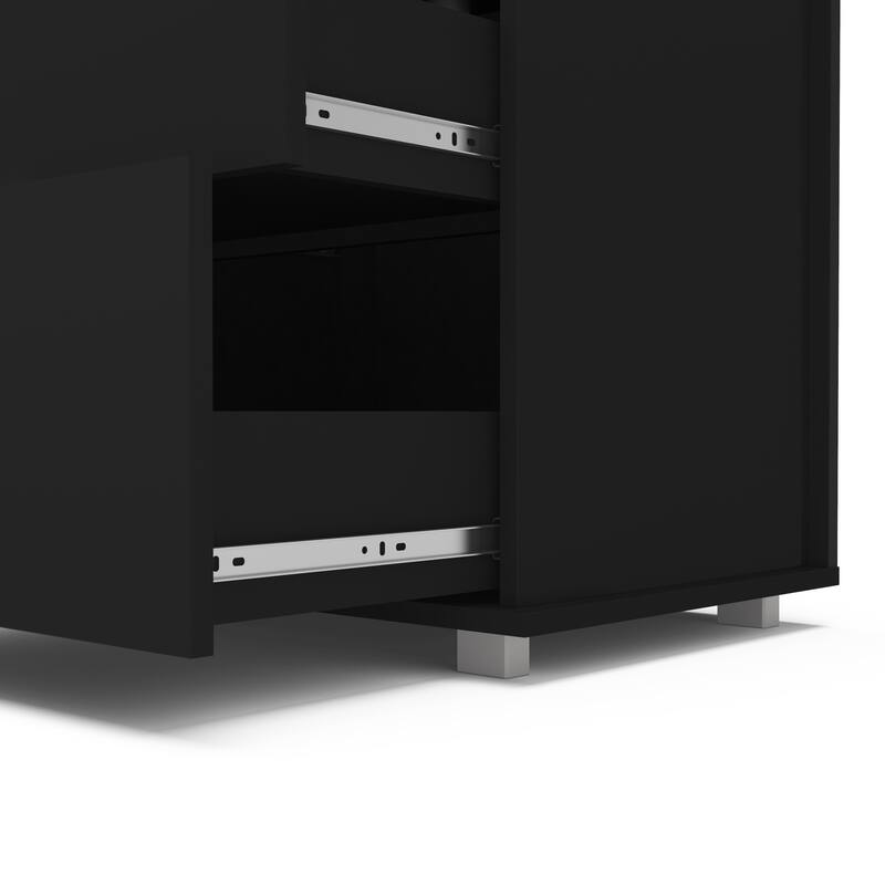 Polifurniture Madison Modern 2 Drawer Nightstand