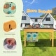 preview thumbnail 3 of 4, 63" Buffet Cabinet Farmhouse Kitchen Sideboard w/ Storage Space