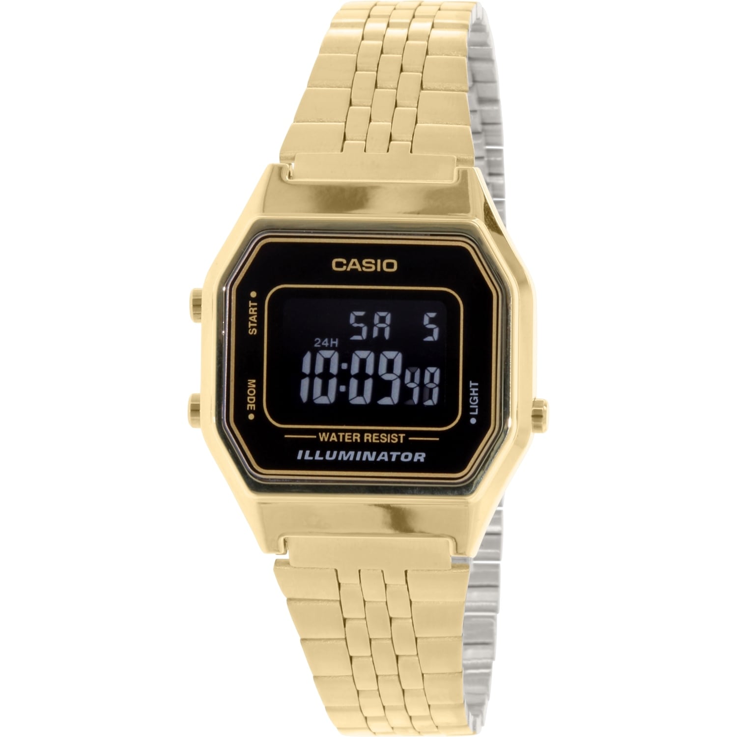 casio gold metal watch