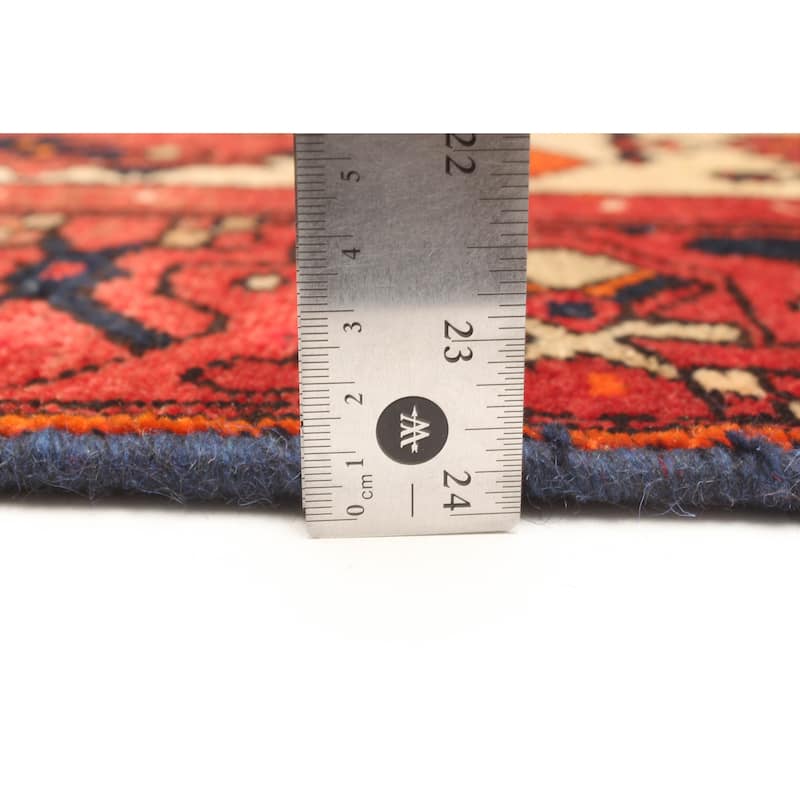 ECARPETGALLERY Hand-knotted Andelz Red Wool Rug - 4'0 x 6'6